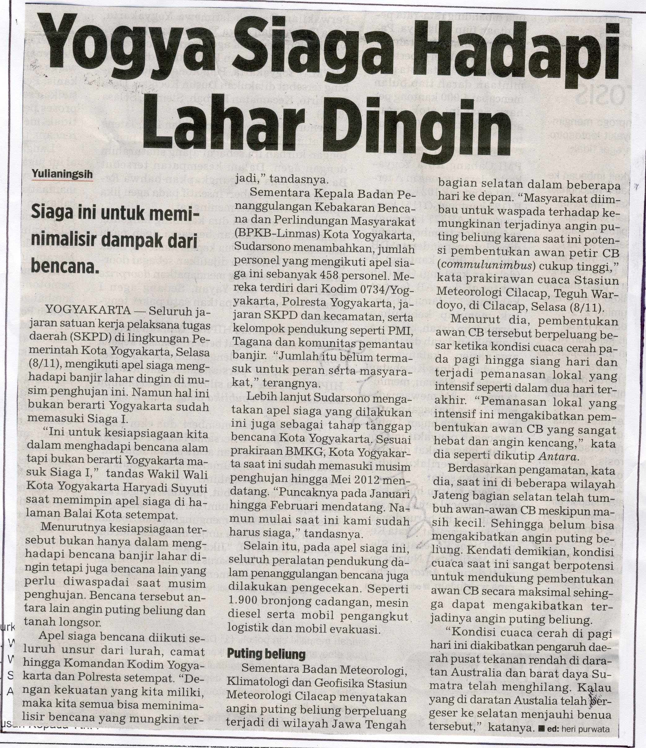 Kliping jogja terbaru